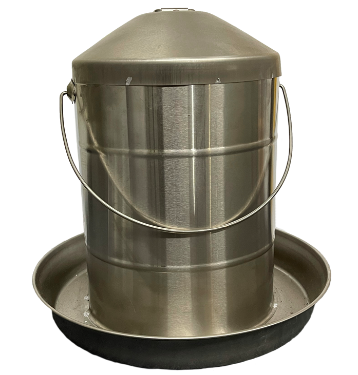 Steel Chicken Drinker 12L