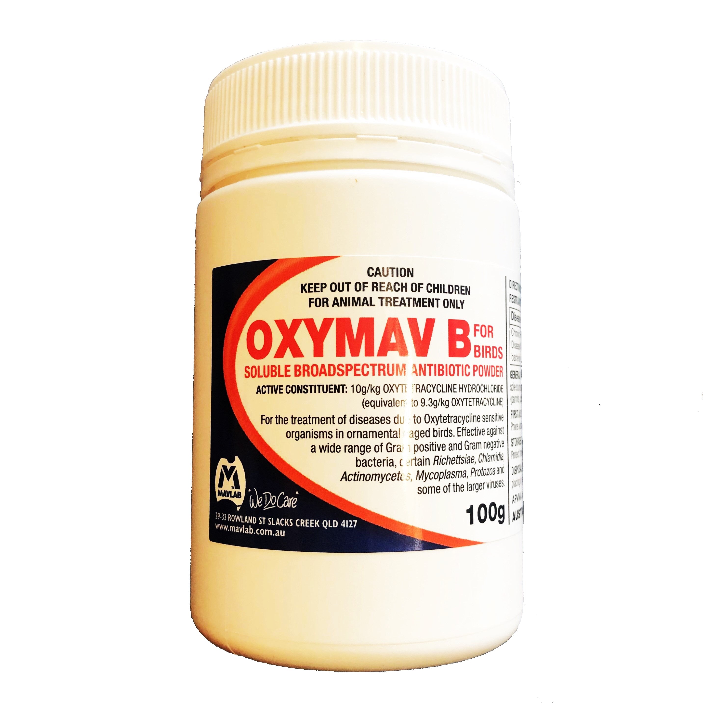 Oxymav B Antibiotic 100g – Chicken Mad